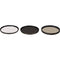 Vivitar 67mm UV, Circular Polarizer, and Solid Neutral Density 0.9 Three-Piece Filter Kit