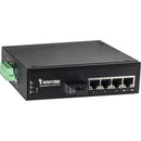 Vivotek AW-IHT-0502 Industrial Switch (4 FE PoE Ports & 1 FE SC Single-Mode 18.6 mi Port)