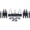 VocoPro Hybrid-Acapella-12 Twelve-Channel Hybrid Wireless System with Handheld Microphones