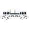 VocoPro Hybrid-Play-8 Eight-Channel Hybrid Wireless System with Headsets & Lavalier Mics