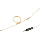 Voice Technologies VT901 Earhanger Microphone with 3.5mm TRS Locking Connector for Sennheiser EW G2/G3 Series Wireless (Beige)