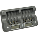 Watson 8-Bay Rapid Charger Kit with 8 MX AAA NiMH Batteries