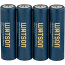 Watson AA NiMH Rechargeable Batteries (2500mAh, 1.2V, 4-Pack)