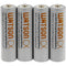 Watson CX AA Rechargeable NiMH Batteries (1.2V, 2000mAh, 4-Pack)