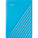 WD 4TB My Passport USB 3.2 Gen 1 External Hard Drive (2019, Sky)