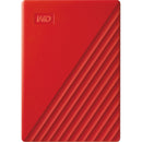 WD 4TB My Passport USB 3.2 Gen 1 External Hard Drive (2019, Red)