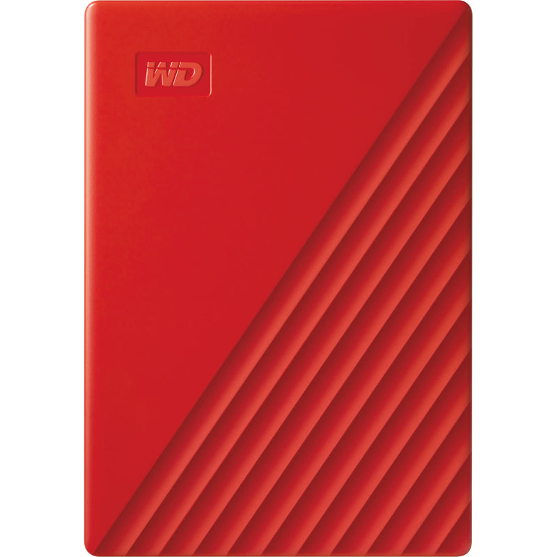 WD 4TB My Passport USB 3.2 Gen 1 External Hard Drive (2019, Red)