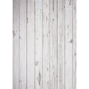 Westcott Old Wood Floor Matte Vinyl Backdrop with Grommets (5 x 7', White)