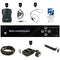 Williams Sound FM Plus Large-Area Dual FM and Wi-Fi assistive listening system with 4 FM R37 receivers