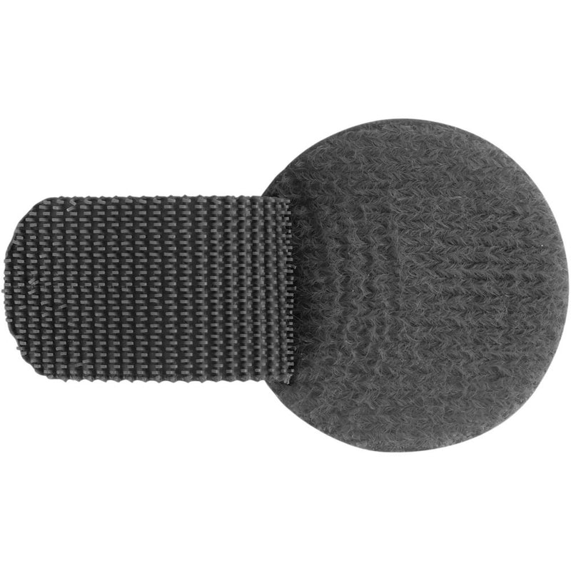 Wireless Mic Belts Cable Discs Cable Management Tabs (Black, Set of 50)