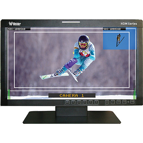 Wohler HDM-215-3G-TT 21.5" Dual Split Screen High Definition LCD Monitor
